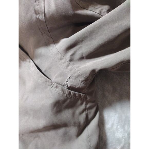 London Fog Mens Jacket Full Zip Long Sleeves Light Gray Inside Pockets Size M - Picture 11 of 15